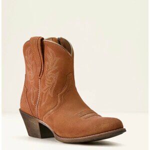 Ariat Women's Harlan 7" Walnut Suede Western Boot SZ 9B